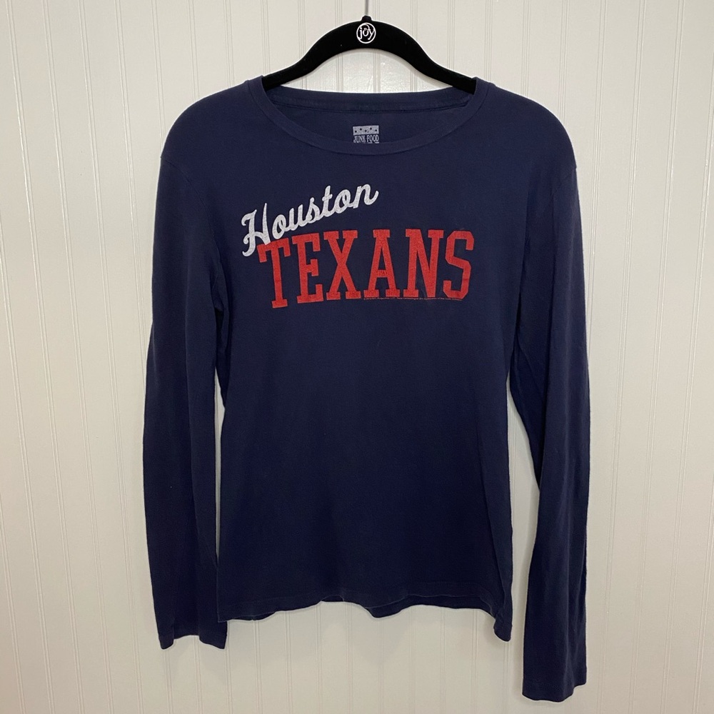 Women's Houston Texans Long Sleeve Print T-shirt
